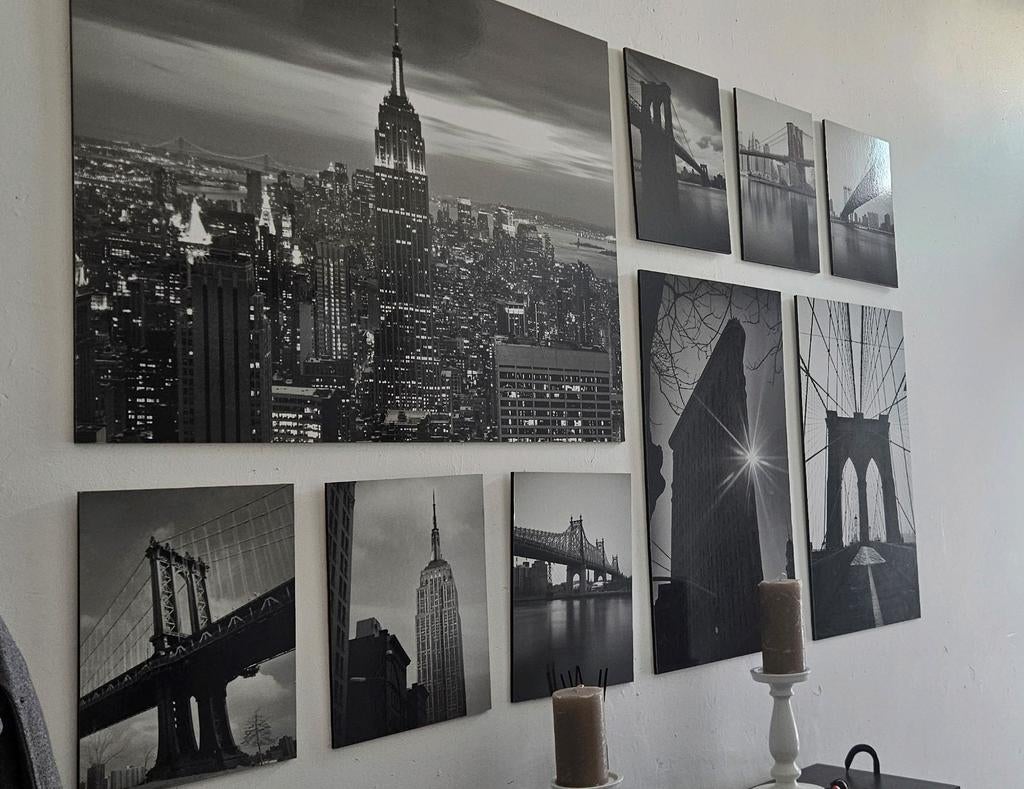IKEA GRÖNBY New York City 9-delige wanddecoratie, Enlèvement