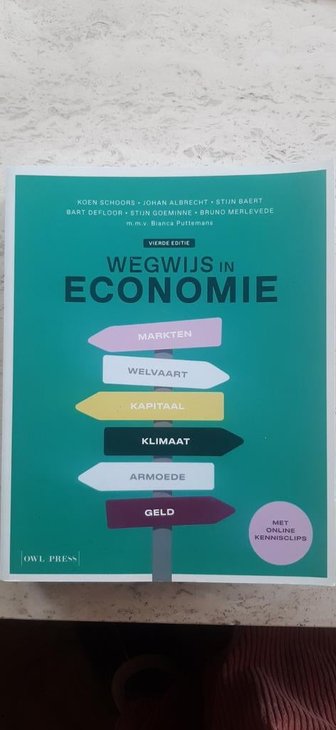 Wegwijs in de Economie. Nieuw. Niet gebruikt, Boeken, Ophalen