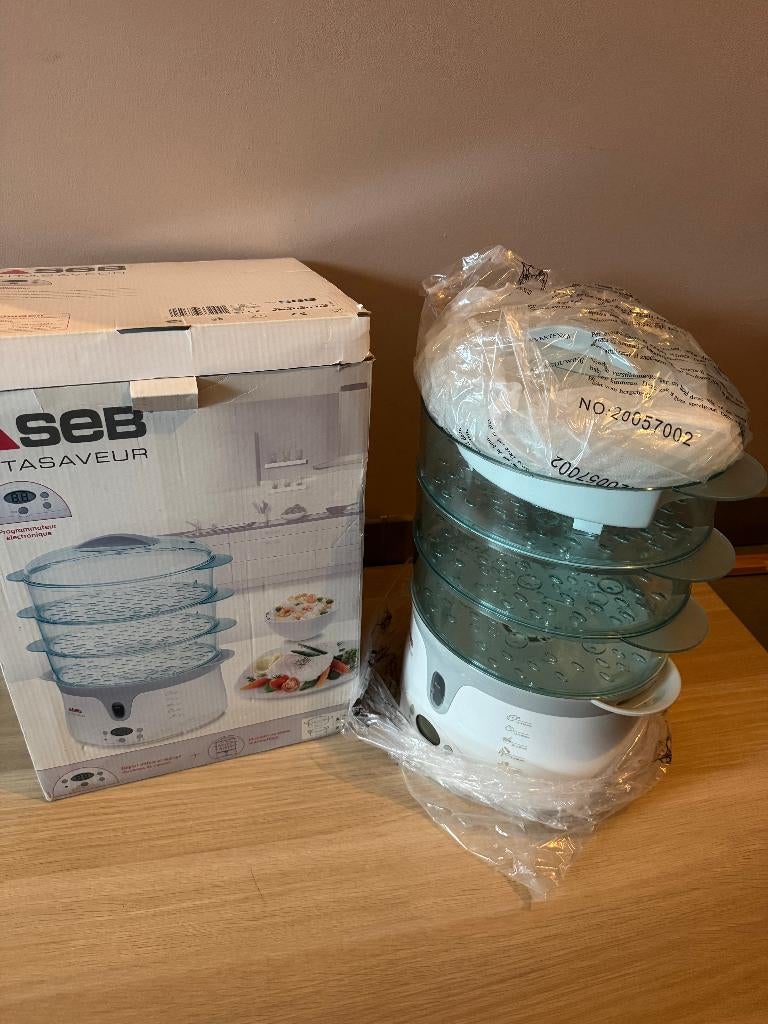 Cuiseur vapeur SEB Vita saveur – 3 bols, Enlèvement, Neuf