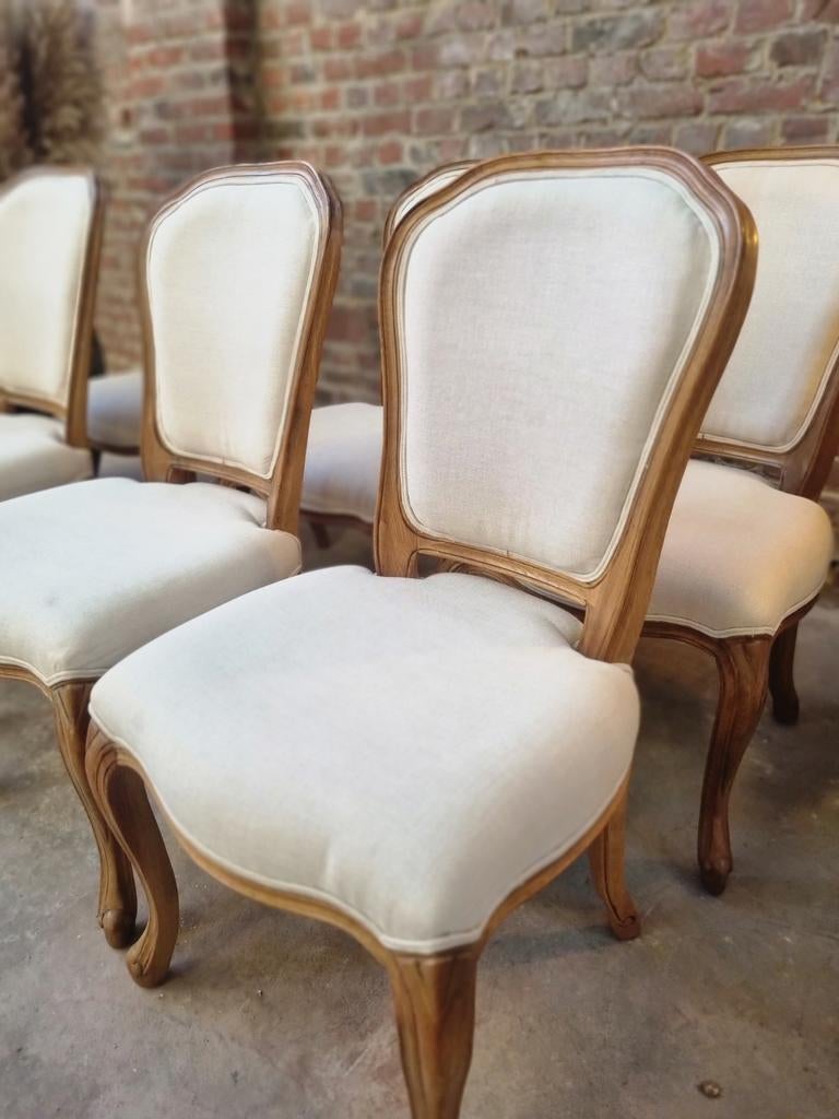 6x landelijk eiken stoelen art:86/26.2, Ophalen, Overige kleuren, Belgie, Belgie