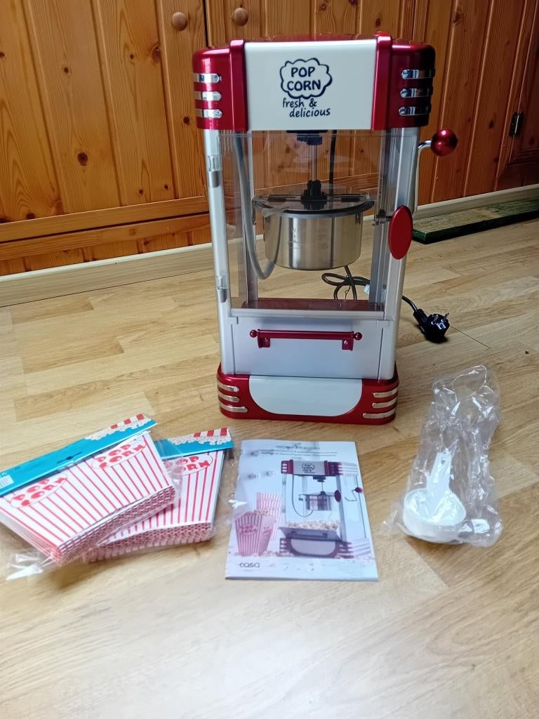 Pop-corn machine Retro Fun, Ophalen, Zo goed als nieuw