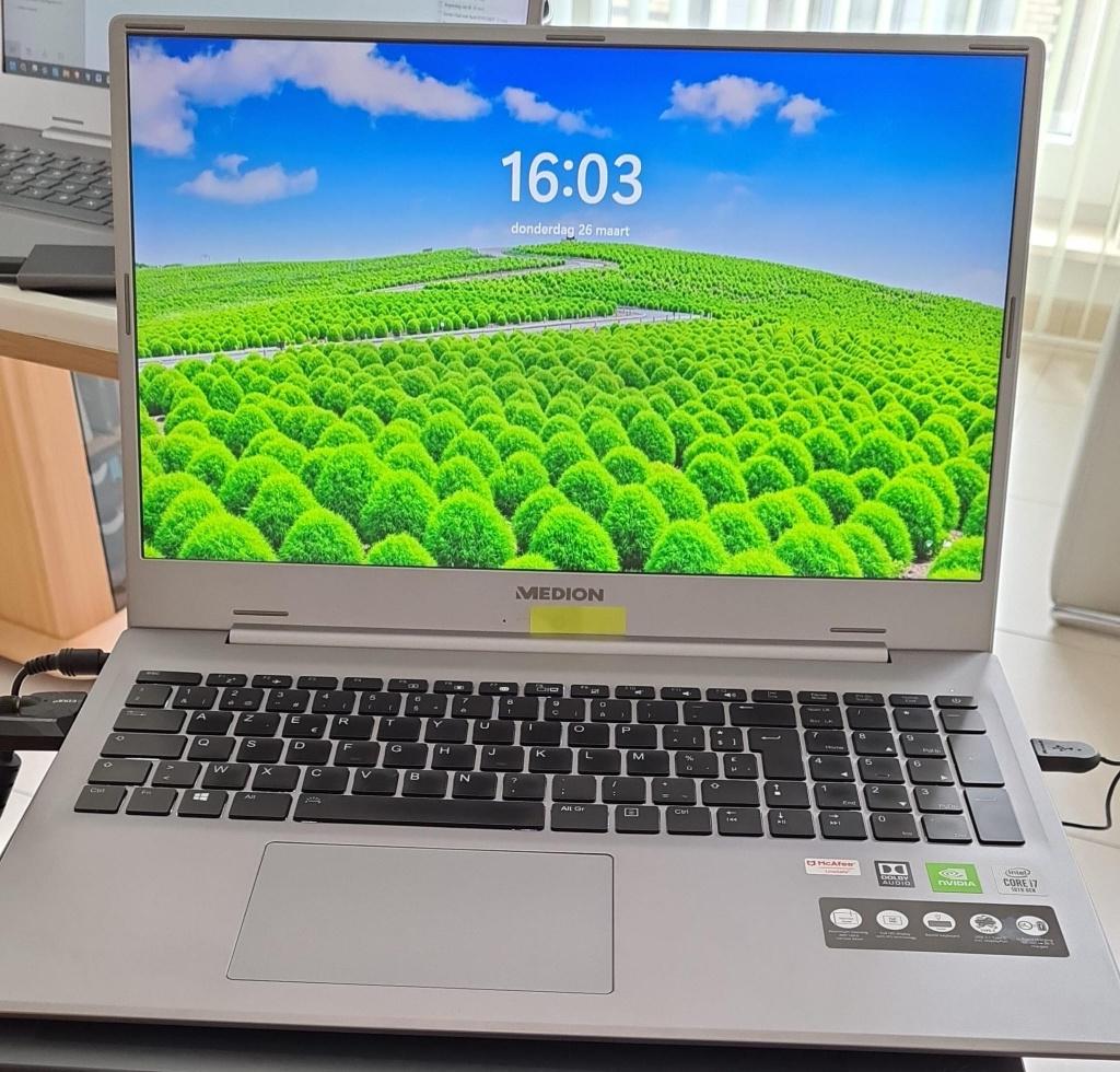 Laptop 17" Medion Akoya P17105  i7 Windows 11, 17 pouces ou plus, 4 Ghz ou plus, Enlèvement, HDD