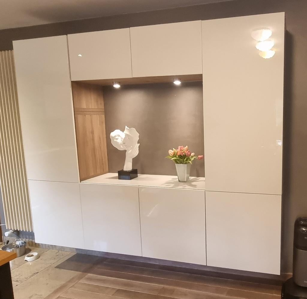 Armoire murale IKEA BESTÅ 240  190 — niche, éclairage et ca, Enlèvement