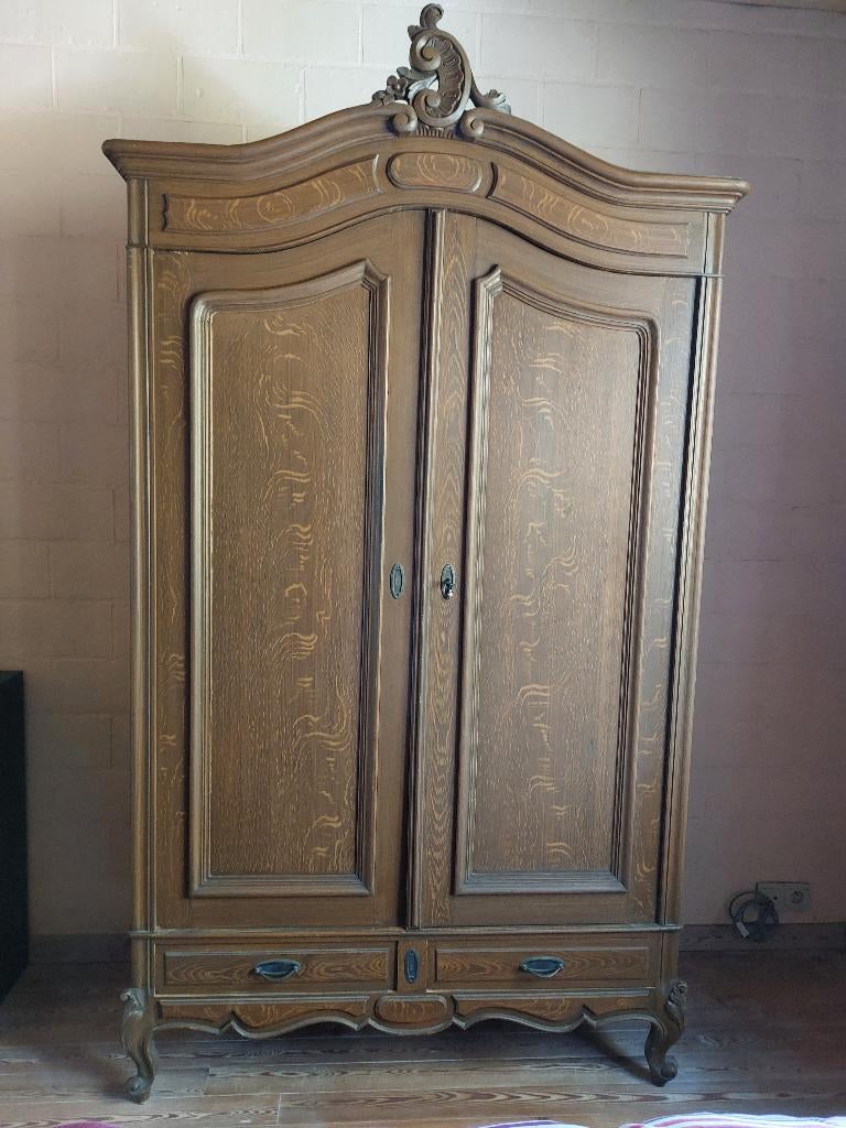 kleerkast, Huis en Inrichting, Kasten | Kleerkasten, Gebruikt, 100 tot 150 cm, 200 cm of meer, Grenenhout