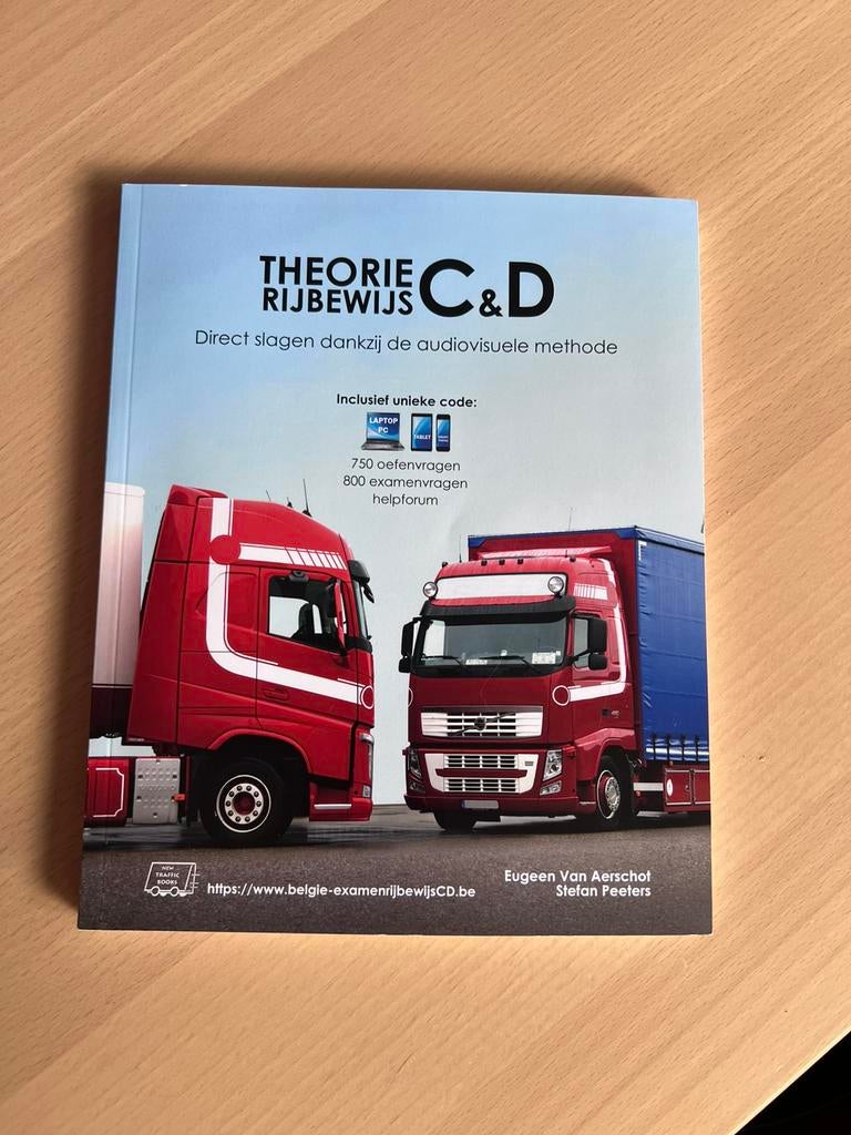 Handboek rijbewijs C & D, Ophalen, Zo goed als nieuw, Vrachtwagen