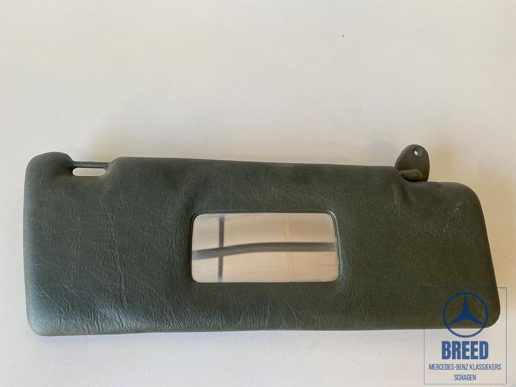 Zonneklep rechts olijfgroen voor Mercedes-Benz W124 W201, Auto-onderdelen, Interieur en Bekleding, Mercedes-Benz, Gebruikt, Ophalen of Verzenden