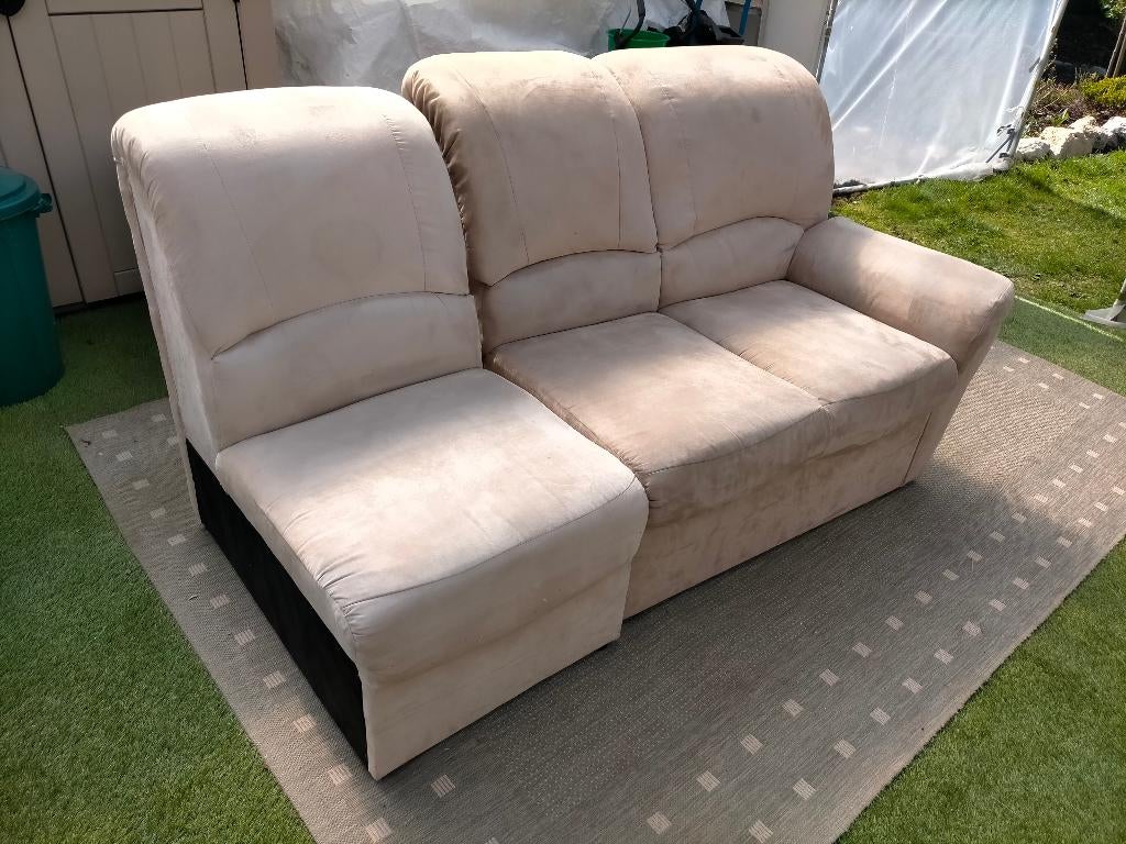 Zetels, Huis en Inrichting, Zetels | Zetels, Ophalen, Gebruikt, Tweepersoons, 75 tot 100 cm