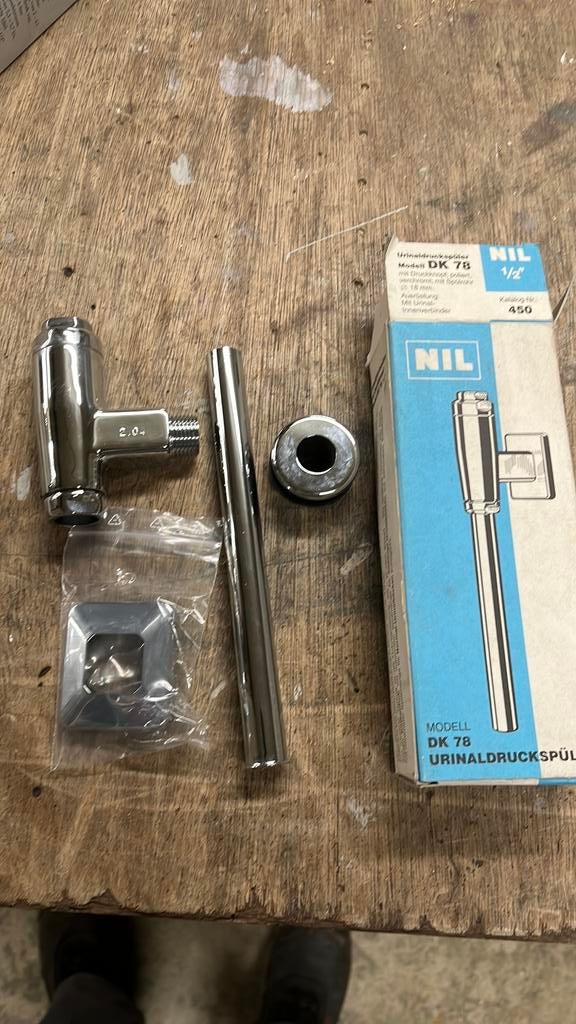 Urinoir spoeler NIL nieuw, Enlèvement ou Envoi, Comme neuf, Chrome