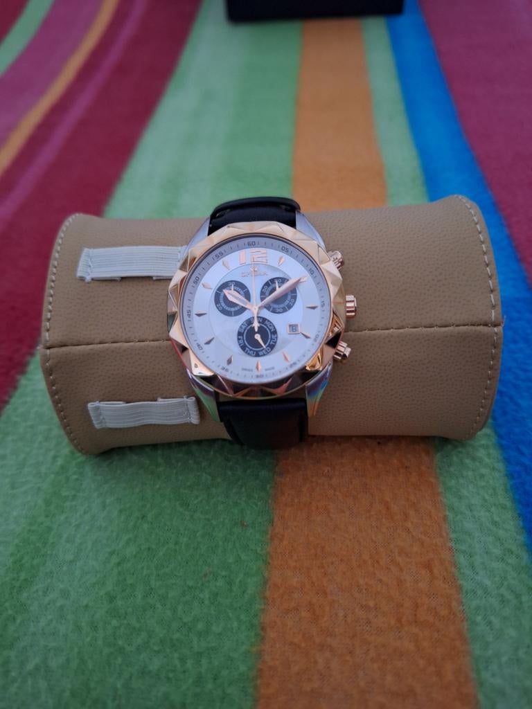 Zwitsers Optima horloge, Ophalen, Staal, Polshorloge, Overige merken