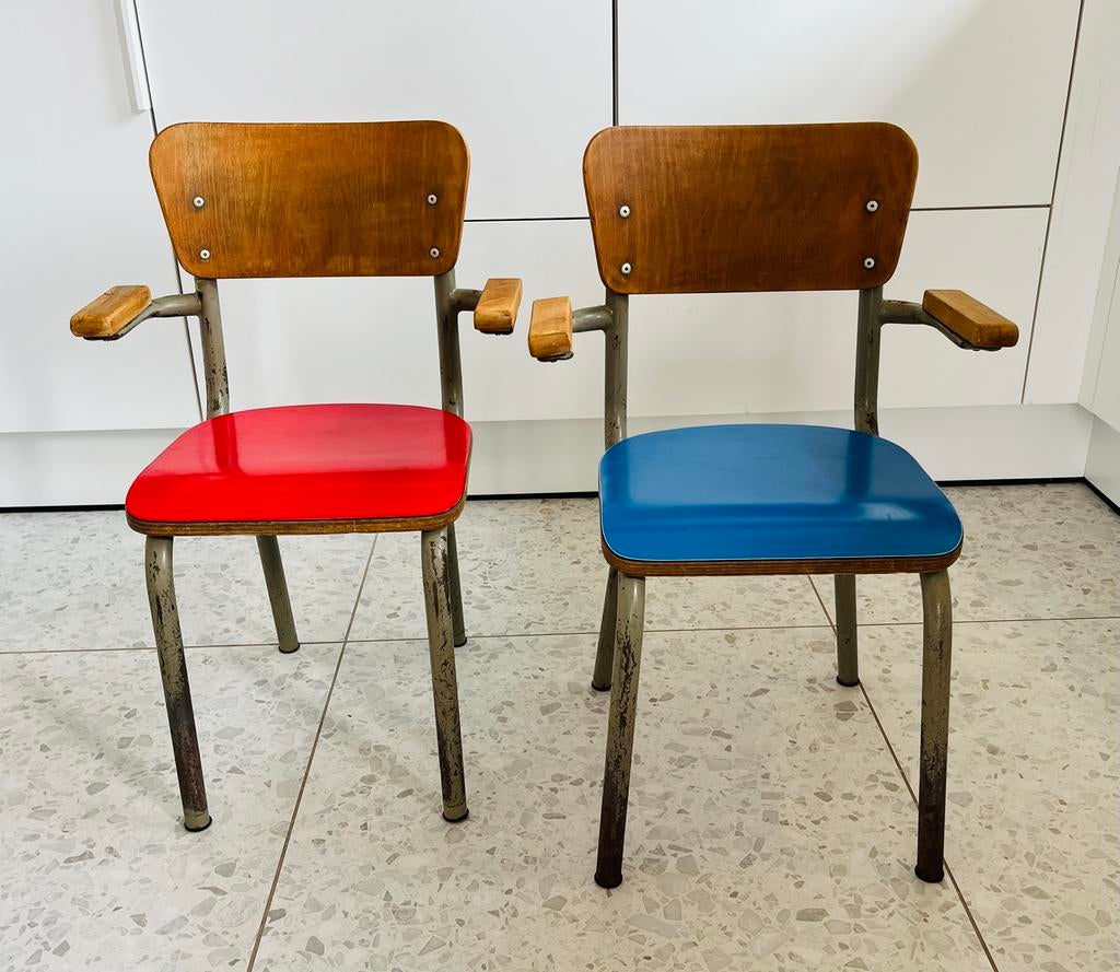 Tubax school/kinderstoelen, Ophalen, Gebruikt, Twee, Blauw