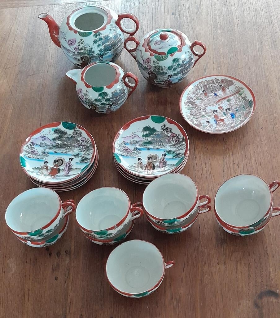 Prachtig japans theeservies..., Ophalen