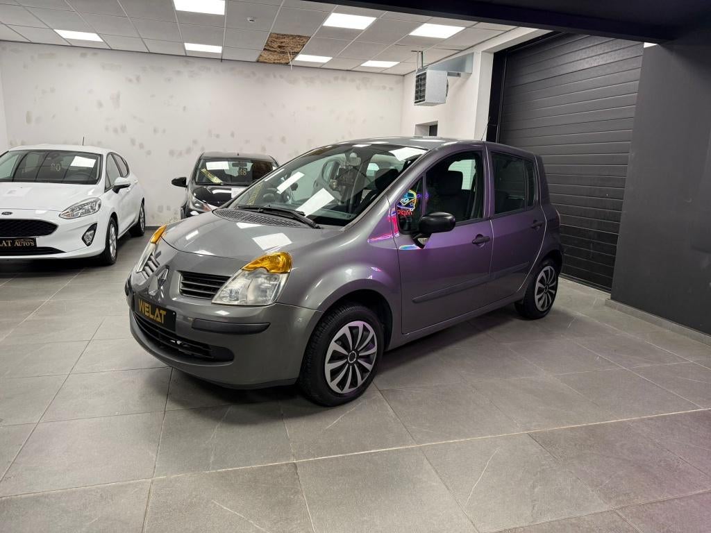 RENAULT MODUS 1.2 BENZINE 159.000KM, Auto's, Bluetooth, 75 kW, Bedrijf, Grijs