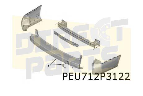 Citroen jumpy (6/16-5/24 ) (K0) achterbumperhoek Rechts Orig, Neuf, Arrière, Renault, -