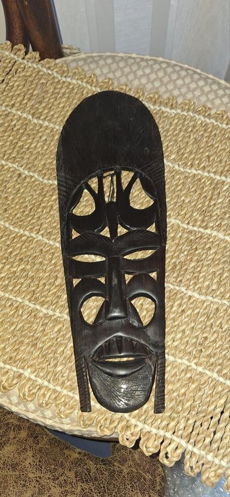 Afrikaans masker uit Soedan, Antiek en Kunst, Handgemaakt, 20 - 50 cm, Hout, Bruin