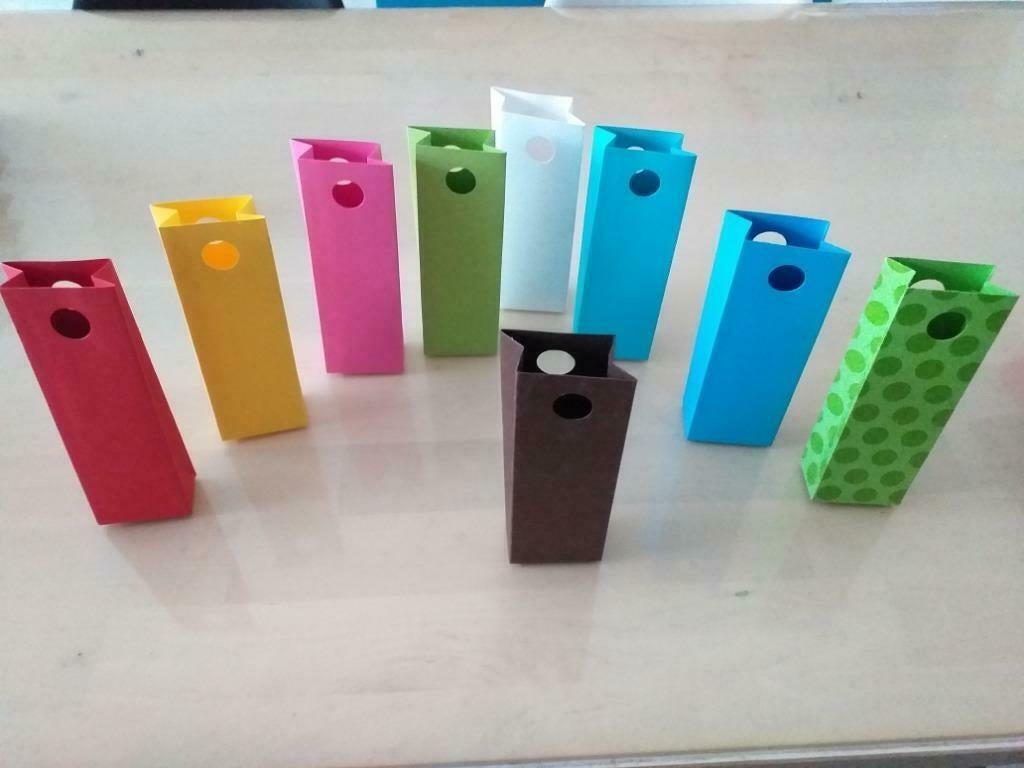 Hoge doosjes met gat collectie UITVERKOOP, Enlèvement ou Envoi, Neuf, Cadeau d'accouchement