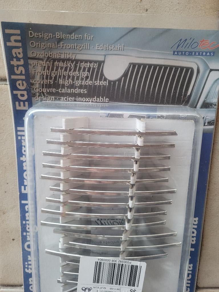 Kit Barrettes de Calandre Chromées MILOTEC pour Škoda NEUF, Neuf, Pare-chocs, Enlèvement, Skoda