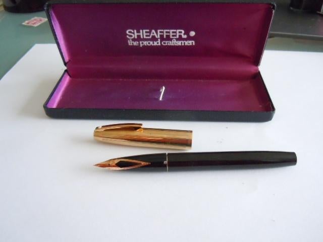 Vulpen Sheaffer Imperial met gouden pen 14 K, Verzamelen, Sheaffer, Met doosje, Ophalen of Verzenden, Zo goed als nieuw