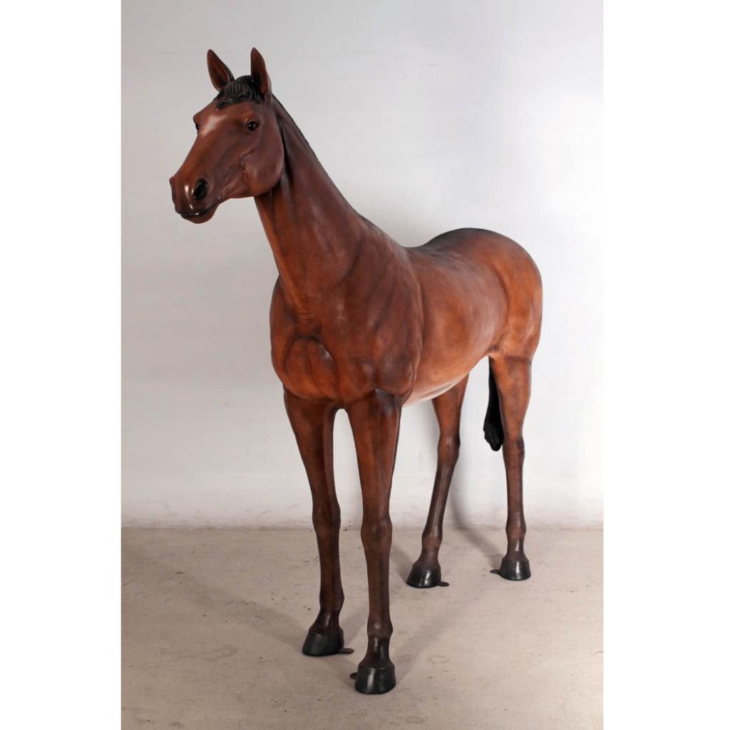 Cheval grandeur nature - Cheval 210/256 cm - taille réelle, Collections, Enlèvement, Neuf, Cheval