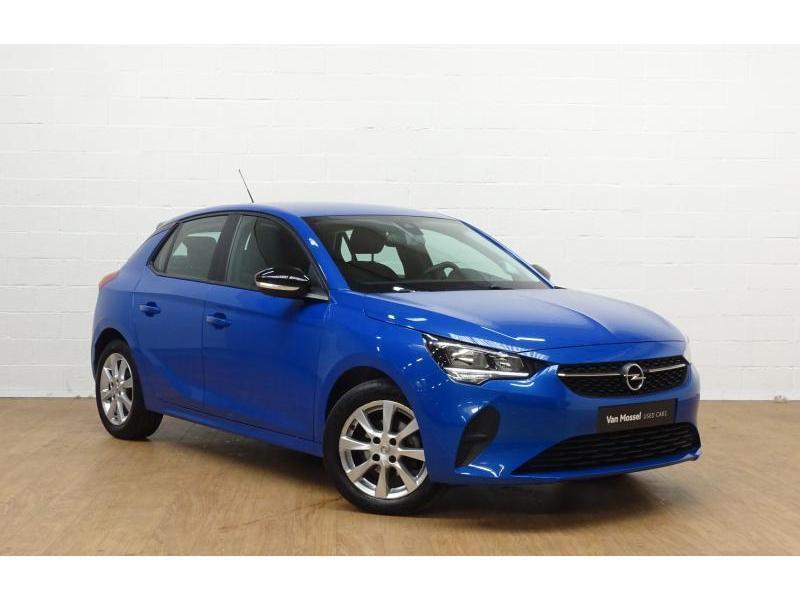 Opel Corsa 1.2 Edition+Apple carplay+camera+parkeerhulp acht, Auto's, Stof, Gebruikt, 1199 cc, Blauw