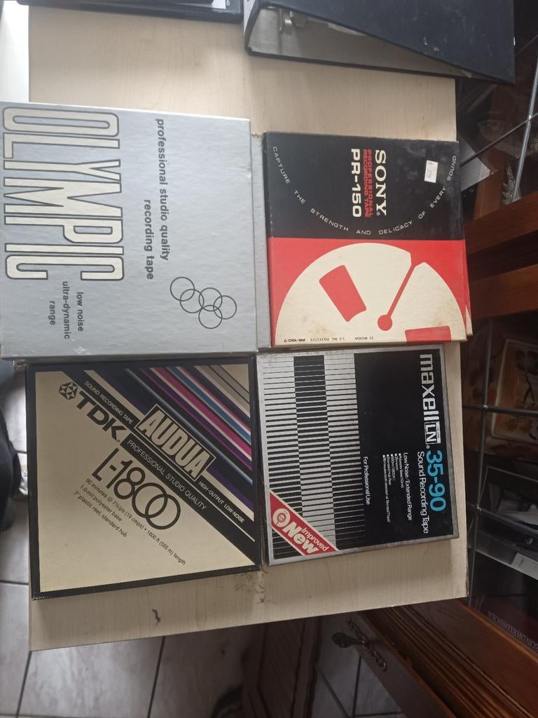 Bandrecorder banden ( kleine variant), Audio, Tv en Foto, Bandrecorder, Ophalen, Bandrecorder