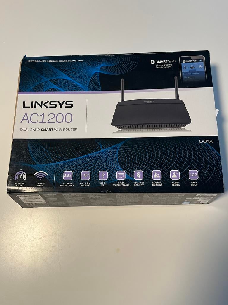 Linksys Router Wifi ethernet AC1200, Computers en Software, Ophalen of Verzenden, Zo goed als nieuw