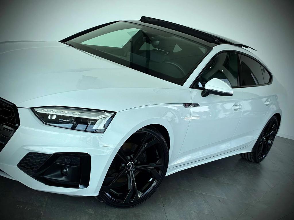 Audi A5 SPORTBACK 2.0TDi FULL SLINE-COCKPIT-T.O-CAMERA-PDC, Auto's, Audi, Automaat, Gebruikt, 4 cilinders, Wit