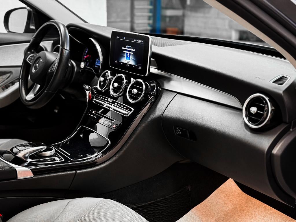 Mercedes c180d stationwagon, automaat, 1 jaar garantie, Auto's, Mercedes-Benz, 4 cilinders, Leder en Stof, 5 deurs, 2125 kg