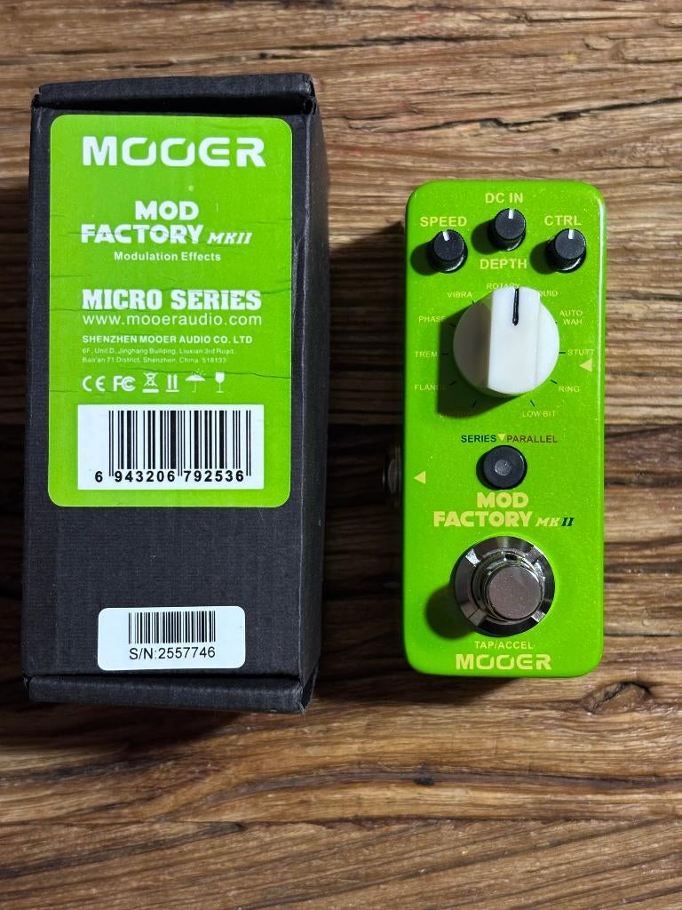 Mooer Mod Factory MK2, Musique & Instruments, Effets, Comme neuf, Chorus, Autres types, Multi-effet, Enlèvement ou Envoi