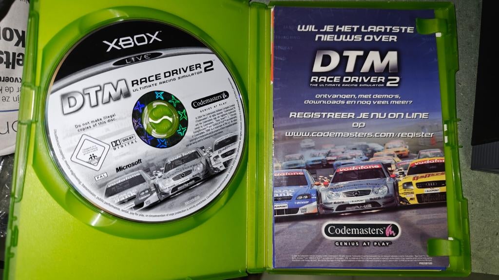 DVD original DTM Race Driver 2 Xbox en bon état, Consoles de jeu & Jeux vidéo, Enlèvement ou Envoi, 2 joueurs, Course et Pilotage