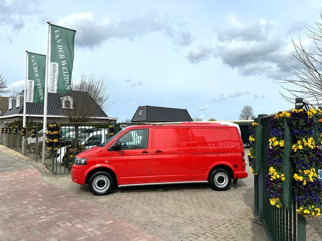 Volkswagen Transporter 2.0 TDI L2 124.689 km.!!!  MARGE, Auto's, Voorwielaandrijving, Euro 5, Stof, 4 cilinders
