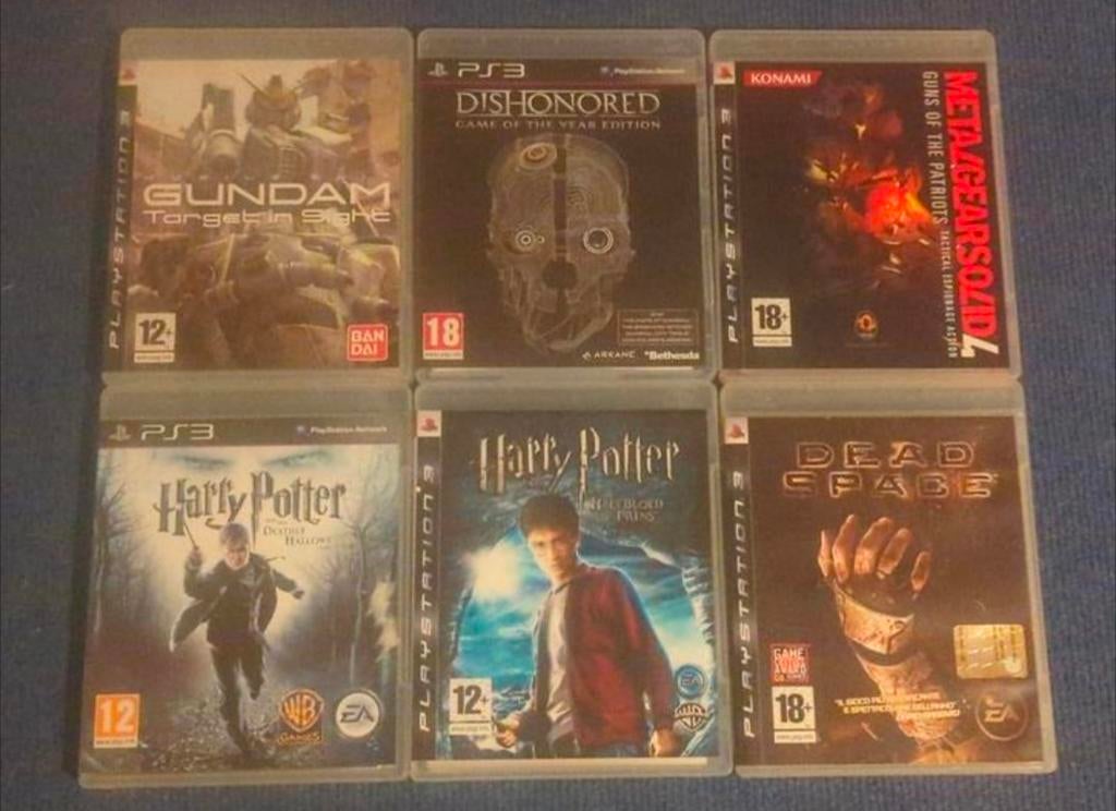 PS3 games: Harry Potter, Dead Space, MGS4, Gundam Dishonored, Games en Spelcomputers, Ophalen of Verzenden, Zo goed als nieuw