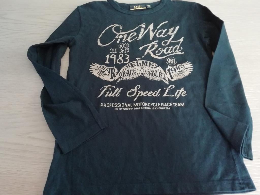 longsleeve " maat 140, Kinderen en Baby's, Kinderkleding | Maat 140, Ophalen of Verzenden, Zo goed als nieuw, Meisje, Shirt of Longsleeve