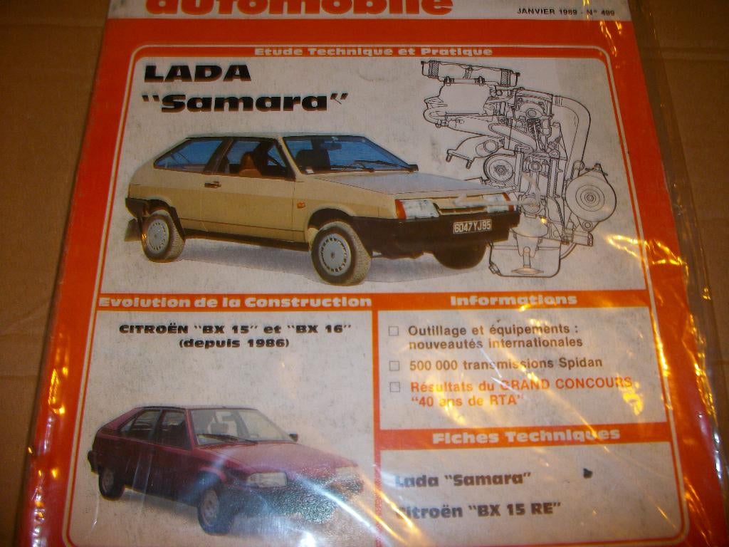 revue technique lada samara 1986-1994, Ophalen of Verzenden