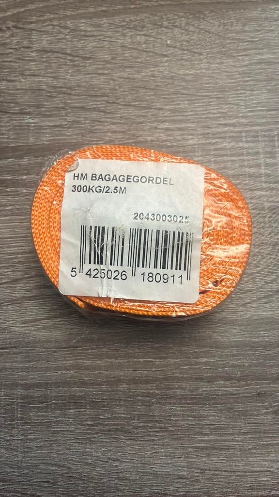 HM Bagagegordel 300kg/2,5M, Ophalen of Verzenden, Nieuw