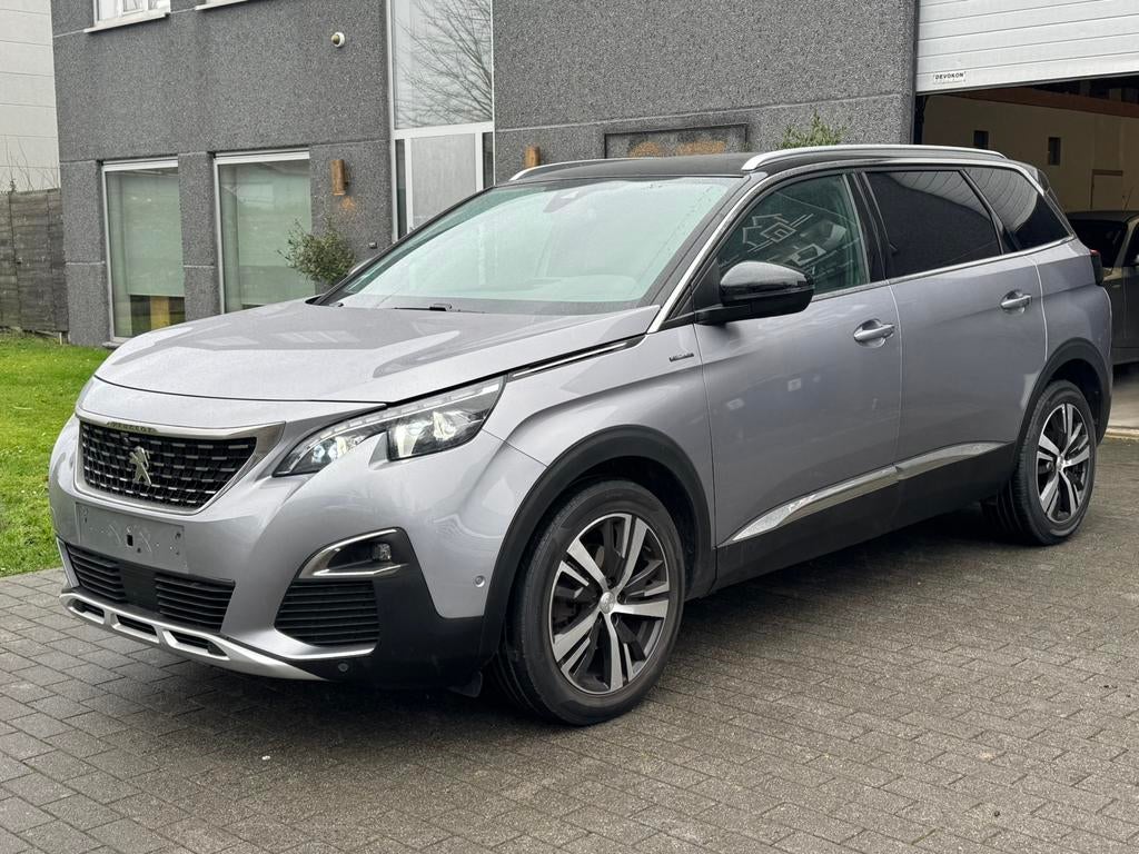 Peugeot 5008 gt line 2018 Diesel 120.000km CarPlay, Auto's, Voorwielaandrijving, Testrit aan huis, Euro 6, 4 cilinders