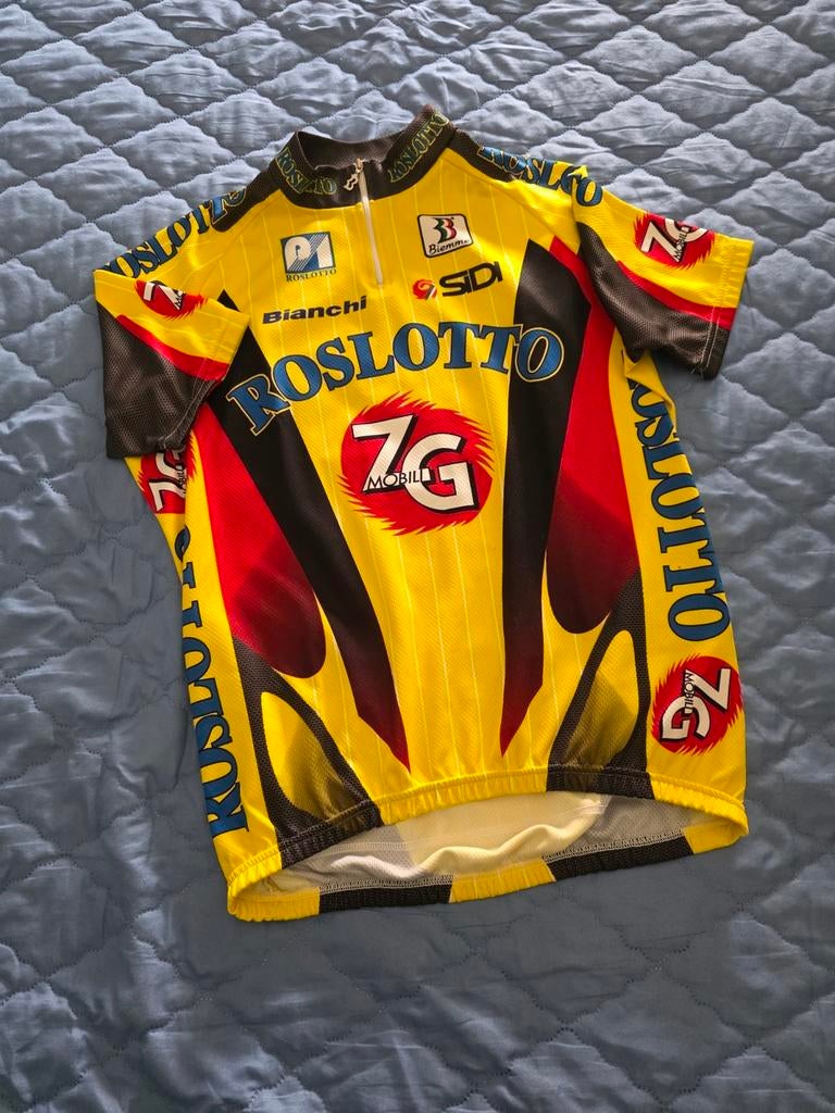 Trui Bianchi Roslotto (zeldzaam), Fietsen en Brommers, Fietsaccessoires | Fietskleding, Ophalen of Verzenden