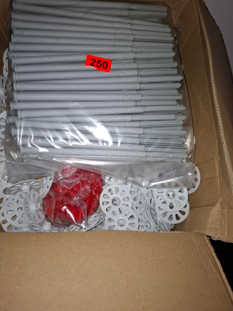 Isolatiepluggen borgh voor isolatieplaten van 18 tot 20cm, Ophalen