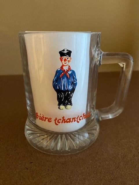 Chope  bière  " TCHANTCHES ", Collections, Enlèvement ou Envoi, Neuf, Chope(s)