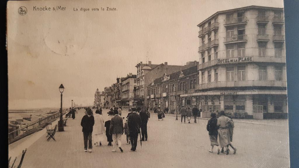 KNOKKE ZOUTE le jour de ZEEDIJK 1923, Envoi