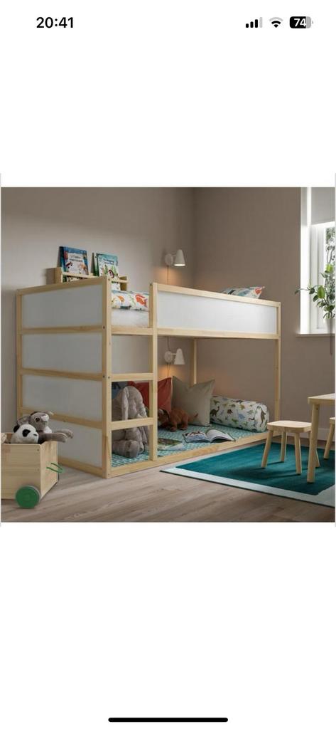 Lit enfant réversible IKEA, Enfants & Bébés, Chambre d'enfant | Lits, Lit mezzanine ou Lit superposé, Enlèvement, 100 cm ou plus