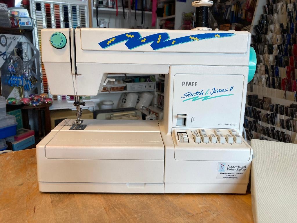 Pfaff Stretch & Jeans naaimachine, Ophalen of Verzenden, Gebruikt, Naaimachine, Pfaff