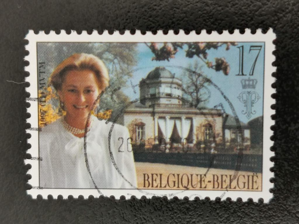 Belgique 1997 - La reine Paola et le château du Belvédère, Enlèvement ou Envoi, Affranchi, Maison royale