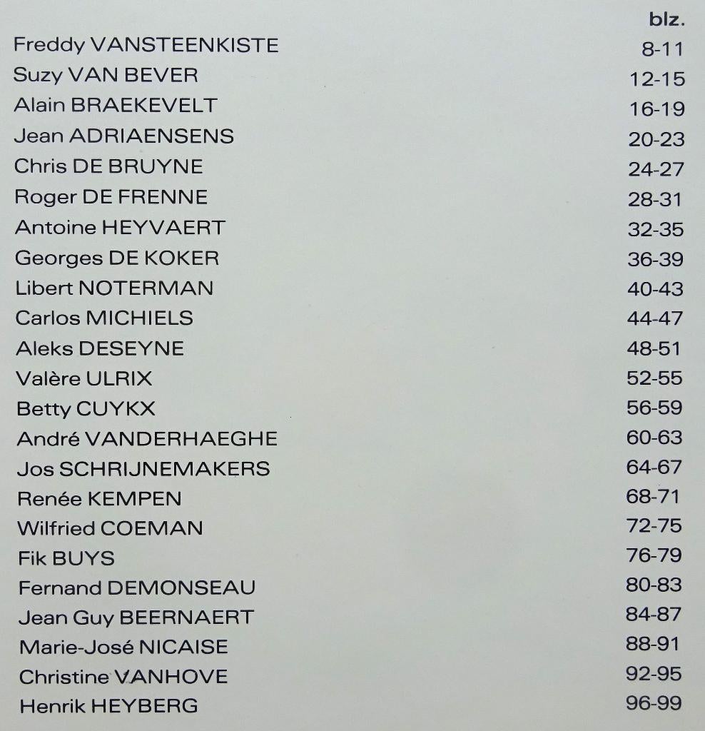 Spectraal V - 1982, Heyvaert, Noterman, Coeman, Nicaise, ..., Marcel De Backer, Ophalen of Verzenden, Zo goed als nieuw, Schilder- en Tekenkunst