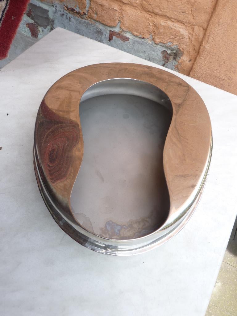 bedpan inox, Ophalen, Gebruikt