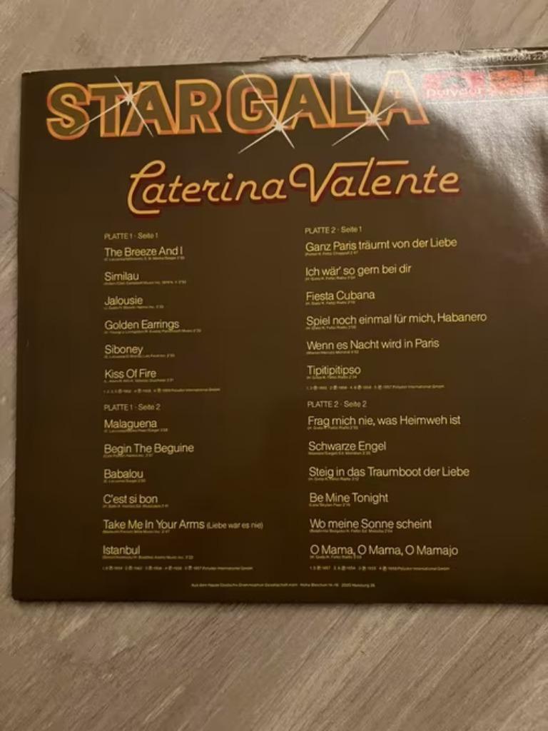 LP Caterina Valente - star gala, Ophalen of Verzenden