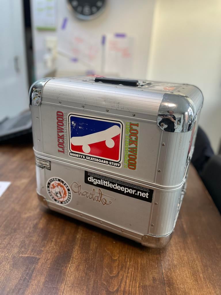 Dj platen tas koffer Record Case Vinyl, Muziek en Instrumenten, Ophalen, Gebruikt