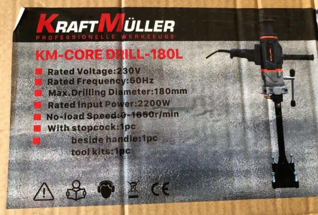 Professionele diamantboor 2200watt met statief, Ophalen of Verzenden, Nieuw