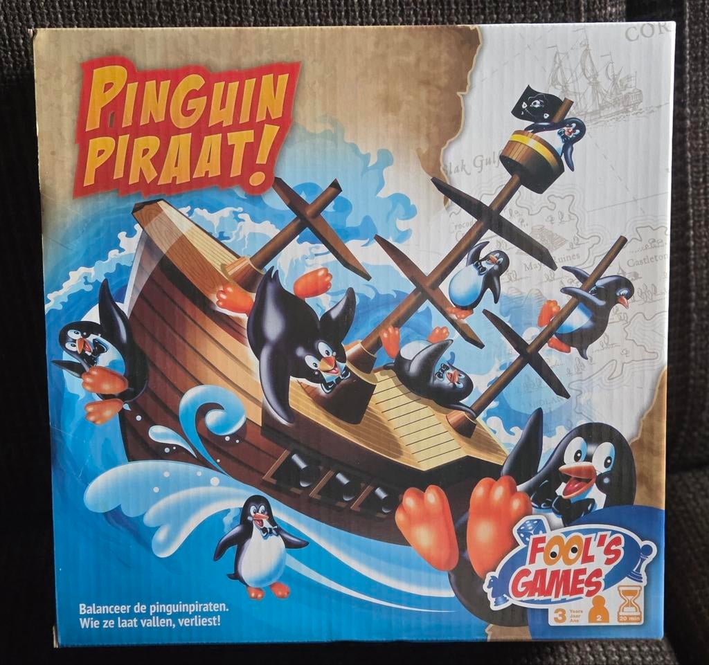 Pinguïn Piraat balansspel, Ophalen