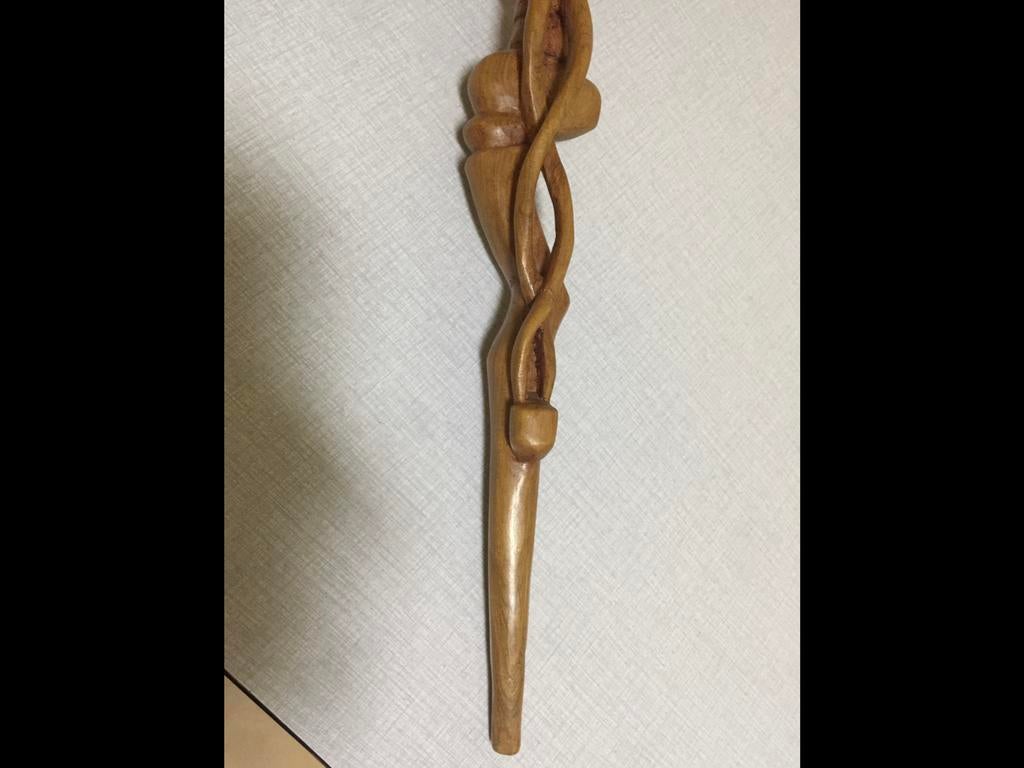 African Nyami-Nyami walking stick hand gemaakt, Ophalen of Verzenden