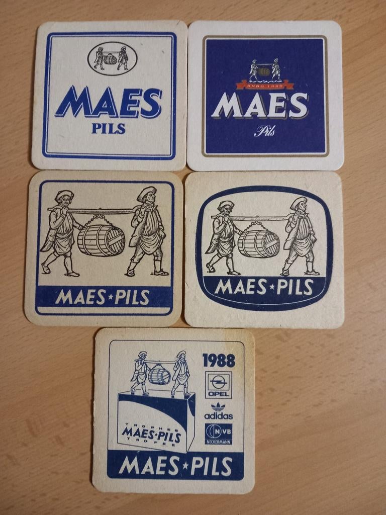 Bierviltjes Maes, Wie - Qui, Ophalen of Verzenden, Zo goed als nieuw